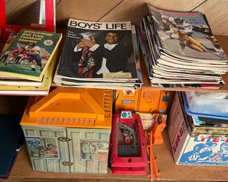 Old mags, G.I. Joe & Lite Brite!
