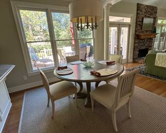 Dining table and chairs