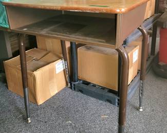 Vintage student desk