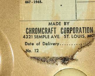 Vintage dining table and Chromcraft chairs