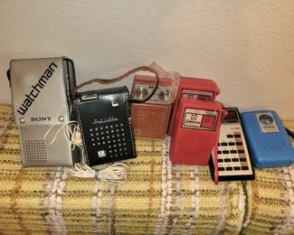 Vintage radios and Sony Watchman