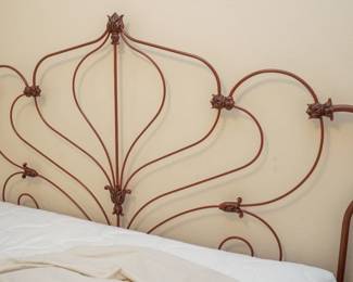 Metal queen-size headboard