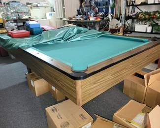 Pool table and supplies