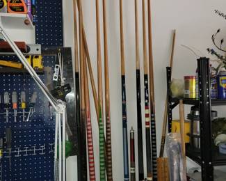Pool table and supplies