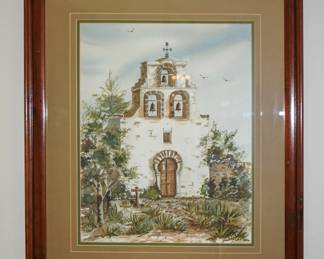 Mission painting by Margaret Haake