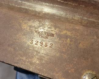 W.V. Steiben Thun rifle