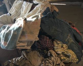 Feed sacks, vintage cloths