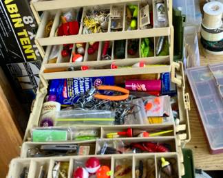 Full fishing tackle box- everything you need!