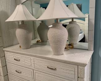 Italian-Inspired Queen Size Bedroom Set: Elegant Italian-Inspired Queen Bedroom Set with rich detailing and classic European design. This high-quality set features beautiful craftsmanship and a timeless look that elevates any bedroom. Includes: Queen Bed (Headboard), Large Wardrobe &  Dresser with Matching Mirror & Armoire. Sturdy, well-made, and in excellent condition. Perfect for a master or guest suite with a taste for traditional Italian elegance.