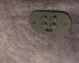 Pair of Electric Power Recliners – USB, Lumbar Support, Wall-Hugger Design
Beautiful set of two matching electric power recliners, featuring smooth power reclining, built-in USB ports, supportive lumbar adjustment, and space-saving wall-hugger technology.
Both chairs offer exceptional comfort with a refined, contemporary look—perfect for a living room, media space, or den. Clean, well-maintained, and in excellent working condition.
A premium pair of modern recliners offering luxury and convenience.