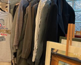 Men’s vintage tweed blazers, pea coats, and more