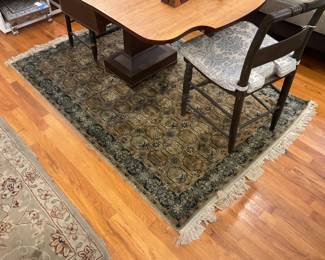 Beige, olive green, and navy small (6’ x 4’) 