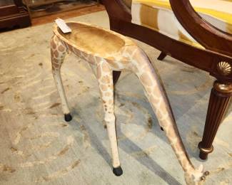 Adorable Grazing Giraffe side table/planter