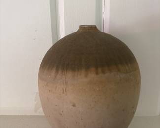 Pottery vase 9”
Signed G Miller
Age unknown 
