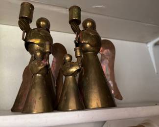 Vintage Brass Angles
2 large 
2 small