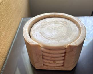 Set of 6 Italian Marble Coasters