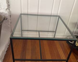 Vintage Metal and Glass End Table
20 x 20 x 15
