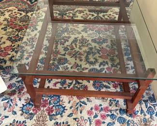 Vintage Wood and Glass End Table
24 x 30 x 15 1/2