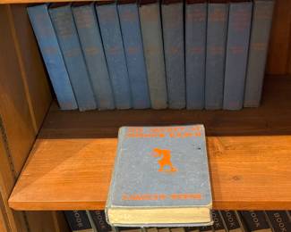 12 Nancy Drew Mystery Novels
Written by Carolyn Keene
Copyright 1931
 