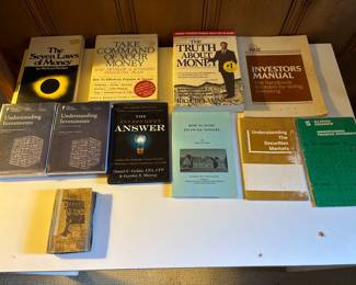 Antique & Vintage Money Books