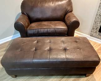 Large Chair & Ottoman