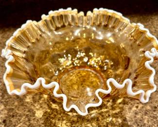 Fenton Ruffled bowl
