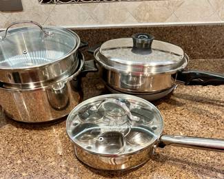 Egg Poacher, other pots and pans