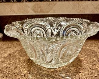 Antique American Brilliant large bowl
