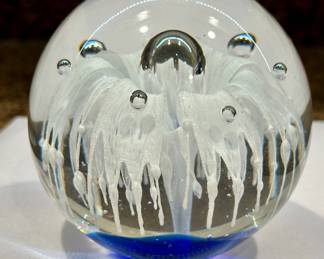 Vintage Glass paperweight