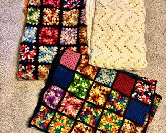 Granny Square quilts
