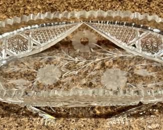 Crystal Relish Dish