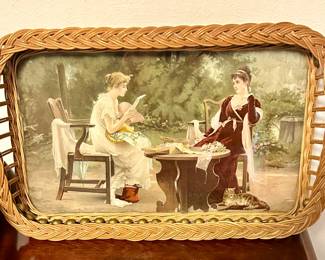 Vintage Glass Tray