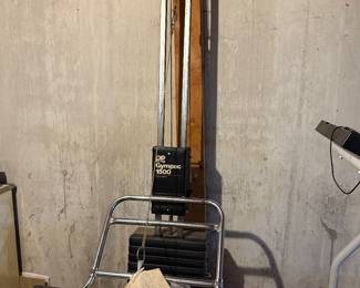 Punching bag and gym 