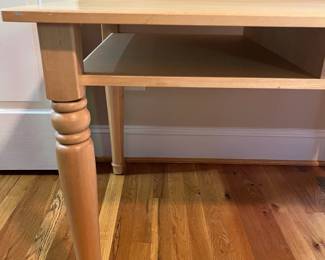 E46 -$75. Maple Coffee Table. Measures 40"x 28" x 25.75" tall. Solid wood - big enough for a puzzle!