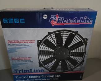 G9 - $100. Flex-a-lite Trimline Electric Engine-Cooling Fan.