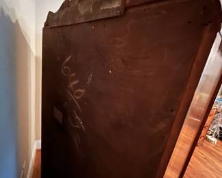 E31 - $175. Art Deco Waterfall Wardrobe. Measures 36" wide x 19" deep x 60.25" tall.