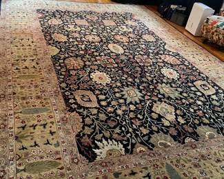 E38 - $400. HUGE Capel Rug - 100% Wood. Measures 12' x 18'. Home did have a small dog.