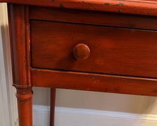 E3 - $275. MCM Simmons Furniture Desk & Chair. Measures 32" wide x 18.5" deep x 30" tall. Pieces are Painted Metal and very sturdy!