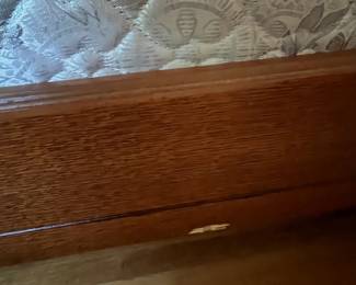 E20 -$600. Lexington Victorian Sampler Queen Bed Frame. Measures 66.5" wide x 72.5" long x 72.5" tall - headboard x 35.5" tall - footboard.