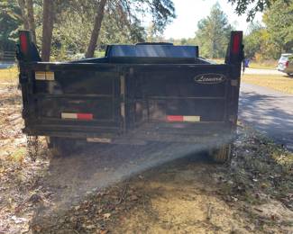 G25 - $6000. GT-612 Leonard Dump Trailer. 8k limit.
