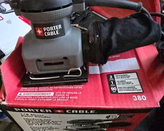 G6 - $35. Porter Cable 1/4 sheet palm sander.