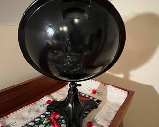 E60 - $60. Hand Painted Fan Case. Signed by Michael & Shelia Edwards Folk Artists MA.