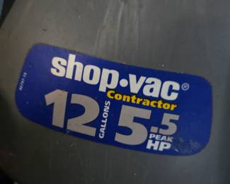 G12 - $40. Shop Vac 12 gallon 5.5hp.