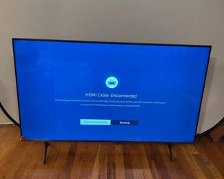 E89 - $175. 55" Samsung Smart TV. Model UN55TU690TFXZA.