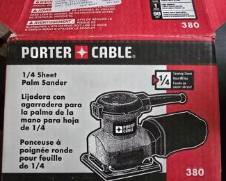 G6 - $35. Porter Cable 1/4 sheet palm sander.