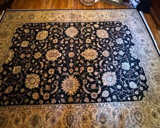 E42 - $200. Capel Rug - 100% Wool. Measures 9.3 x 11.10. Was used in a formal dining room.