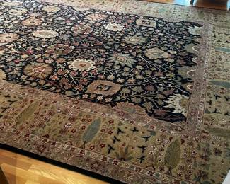 E38 - $400. HUGE Capel Rug - 100% Wood. Measures 12' x 18'. Home did have a small dog.