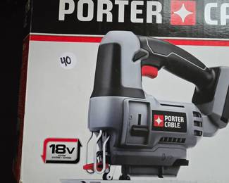 G7 - $40. Porter Cable 18v Cordless Jigsaw - NO battery.