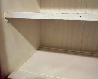 E26 - $1,750. Antique Step Back Cabinet. Measures 51" wide x 24.5" deep x 90" tall. I think that was from a store originally for displays / behind the counter merchandise. This is ONE piece and you and your helpers will be responsible for moving it out of the house.