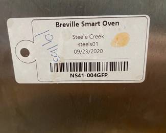 E39 - $100. Breville Convection Smart Oven. Model BOV800XL / A